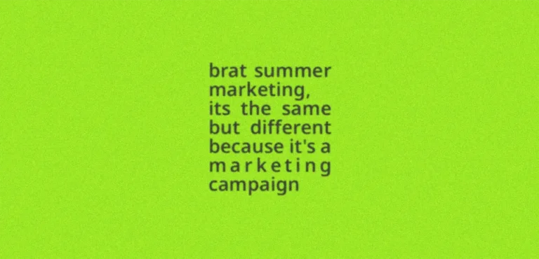 How Brat Summer Took Over Marketing