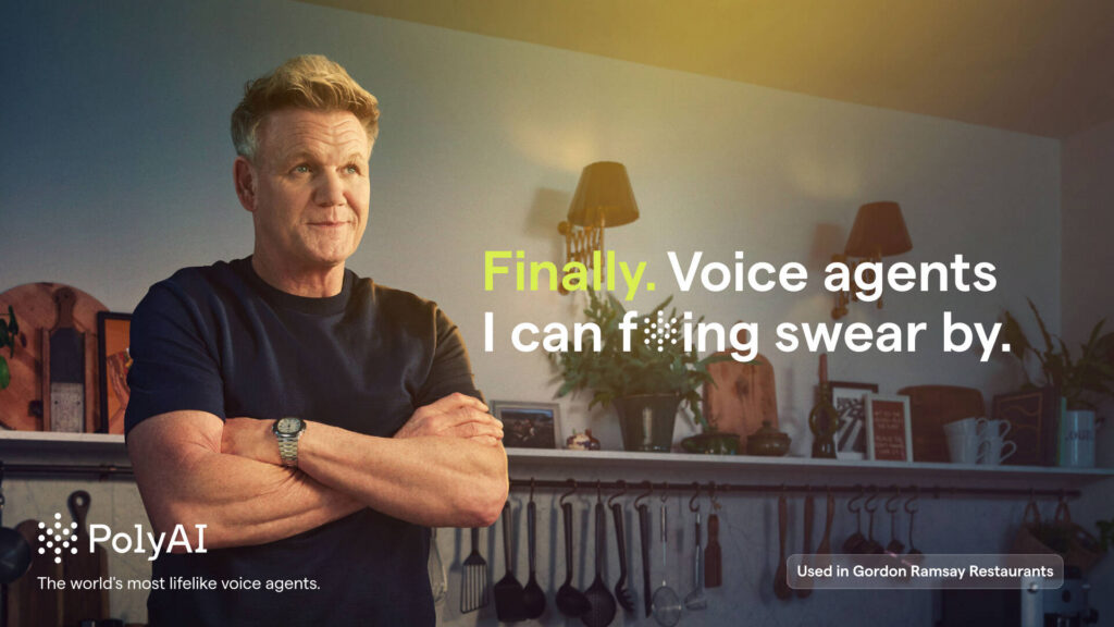 Gordon Ramsey Ad with PolyAI agent