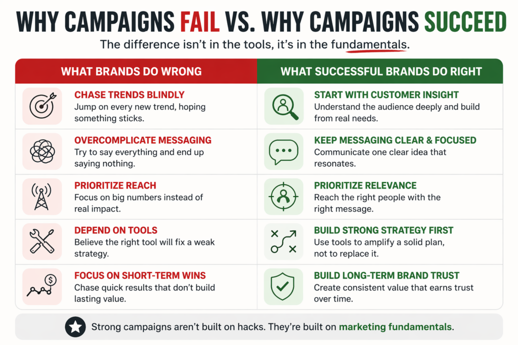 Campaigns Fail vs Campaigns Succeed