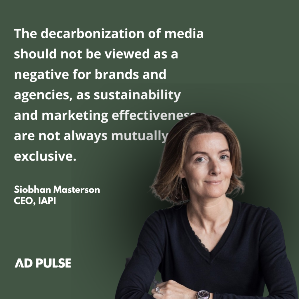 Ad effectiveness is related to sustainability