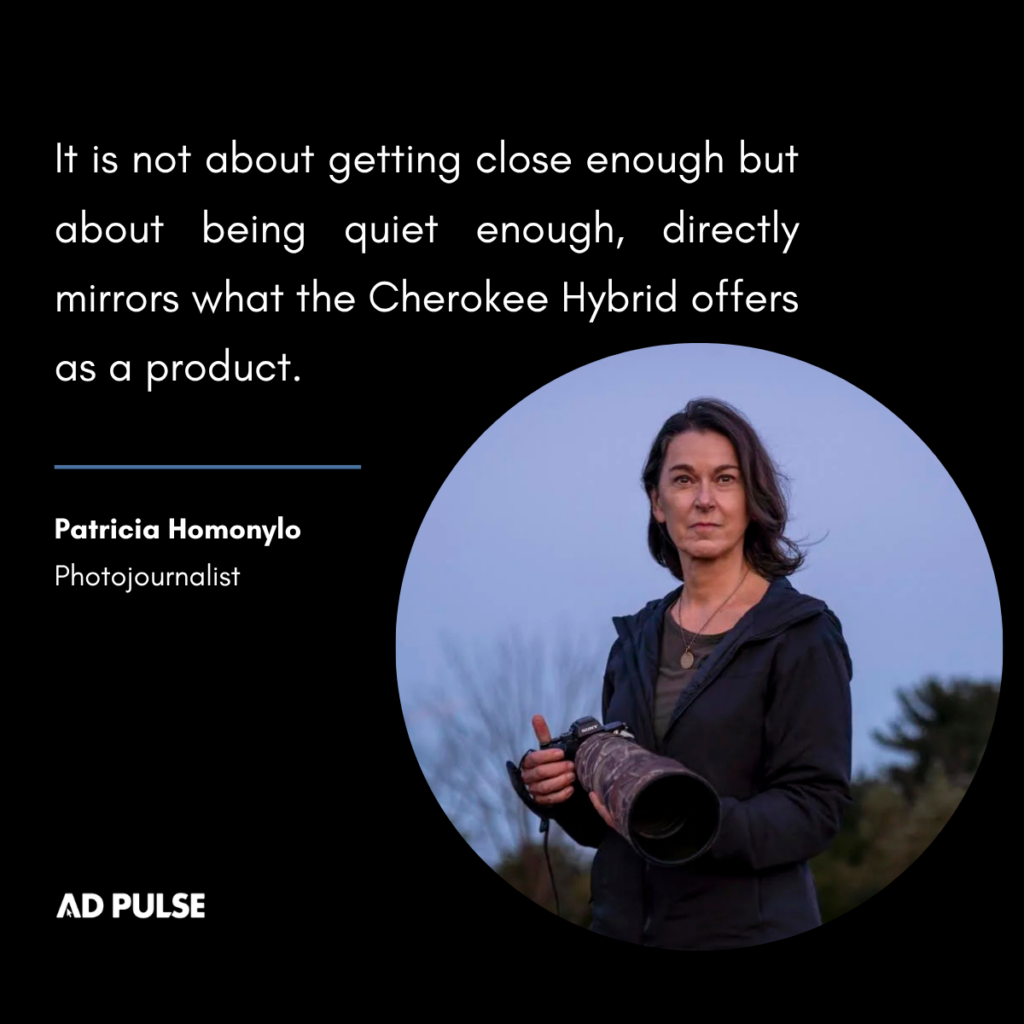 Patricia Homonylo partnered with Publicis Canada for Jeep ads.