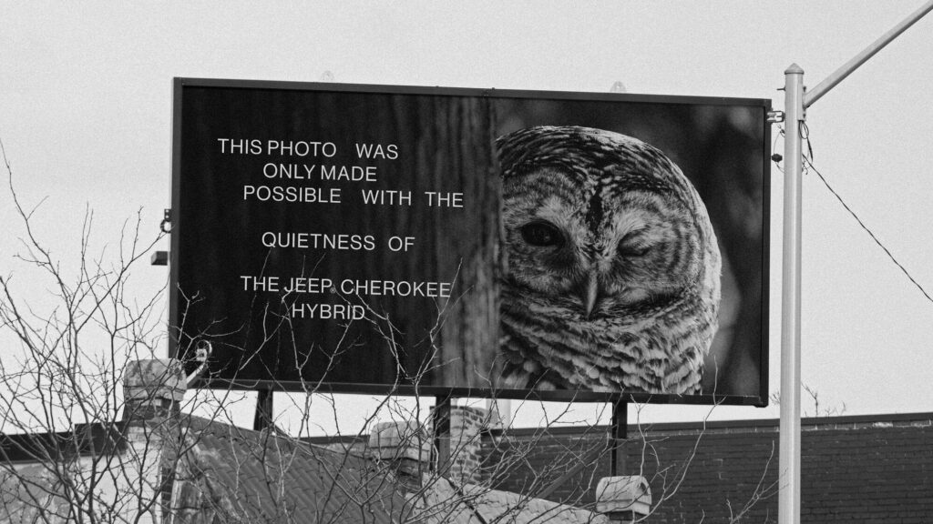 Jeep's The Silent Edition Billboard