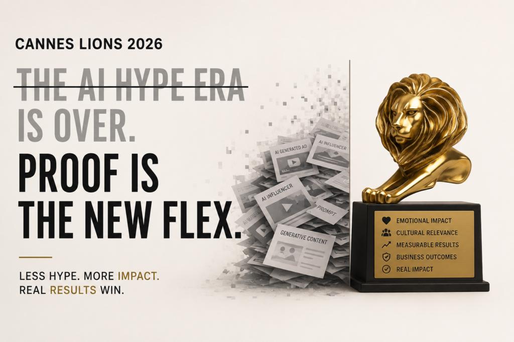 Cannes Lions 2026 Proof is the new flex