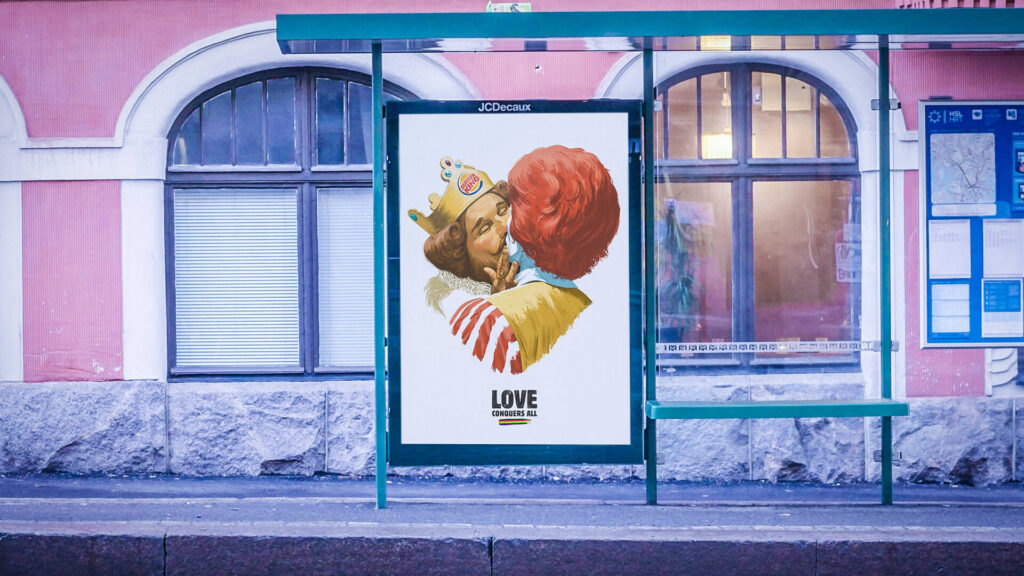 Pride month campaigns: Finland Burger King