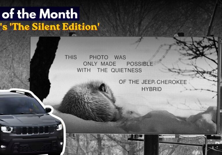 April ‘Ad of the Month’ Jeep's 'The Silent Edition'